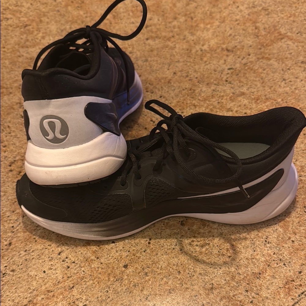lululemon athletica Black and White Sneakers